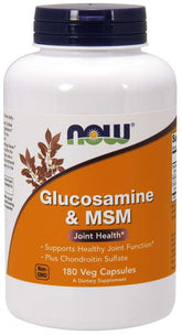 Glucosamin mit MSM 180 Kapseln NOW FOODS